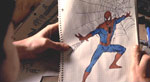 Completed Spider-Man drawing